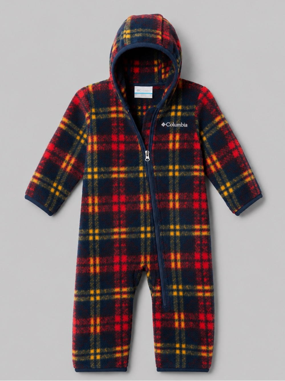 Columbia Baby Snowtop II Fleece Bunting Hooded Suit - Plaid